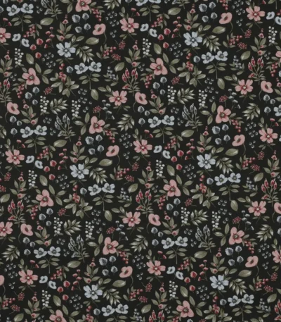 Popeline Flower – Verde