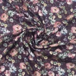 Popeline Flowers – Roxo - imagem 2
