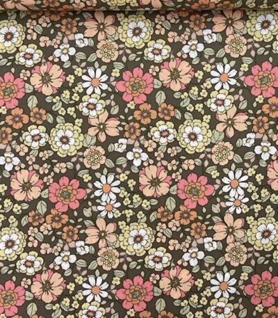 Popeline Flowers – Verde