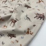Popeline Forest Animals – Bege - imagem 3