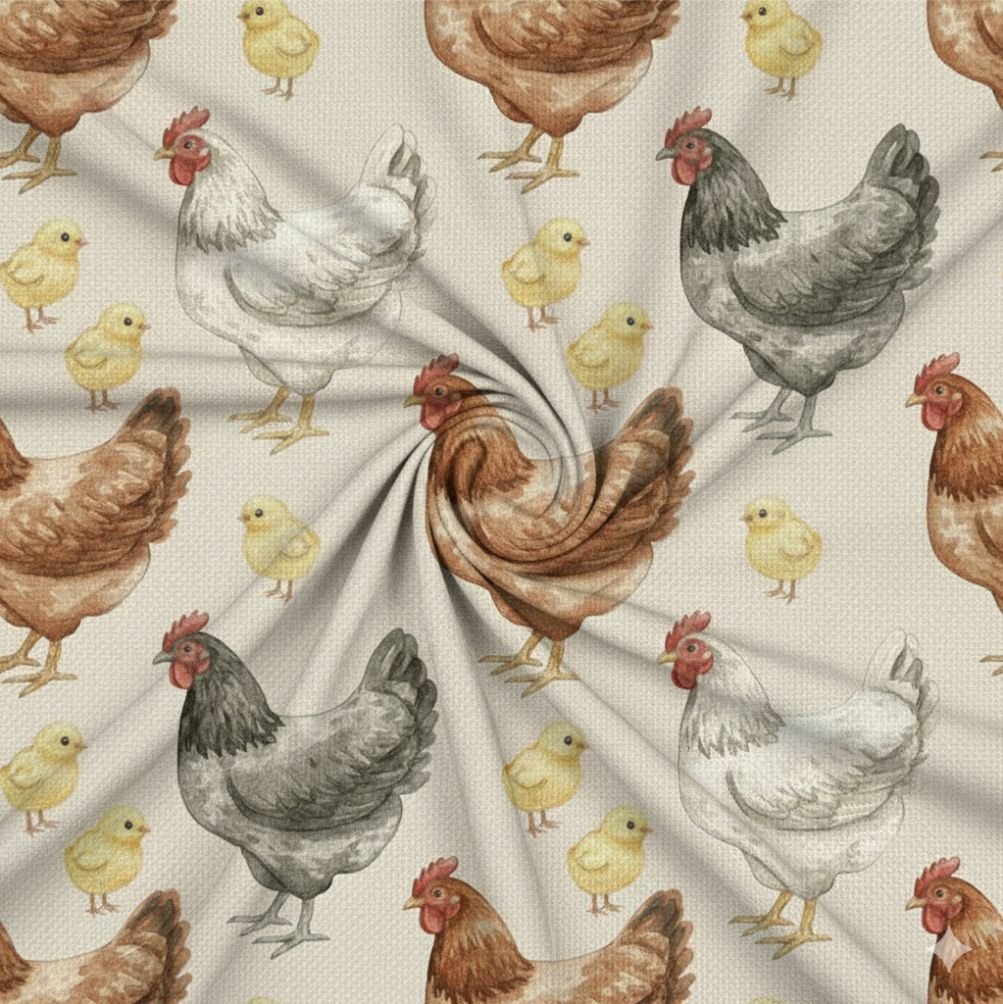 Tecido Popeline Galhinha 1b Violet Fabrics