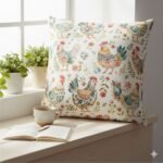 Popeline Galinhas - Branco - Image 3