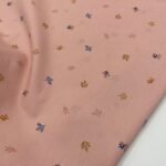 Popeline Giraffe and Leaves – Rosa - imagem 3