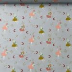 Popeline Gots Ballet – Azul Claro