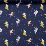 Popeline Gots Ballet – Azul Marinho