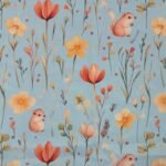 Popeline Happy Summer – Azul