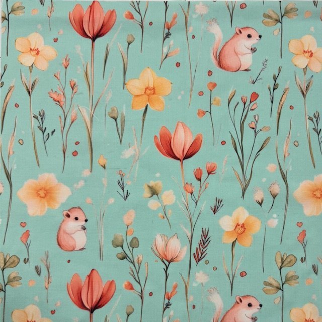 Popeline Happy Summer – Verde