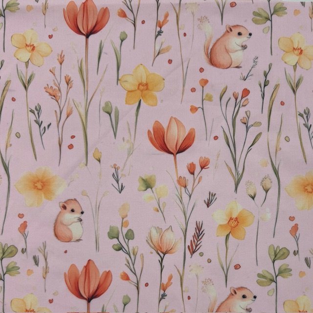 Popeline Happy Summer – Rosa