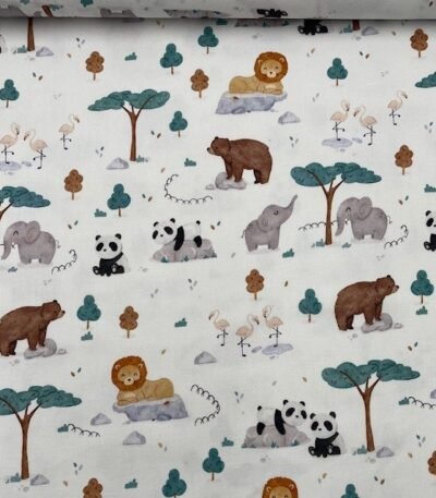 Popeline Jungle – Branco