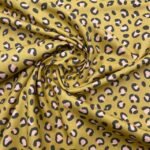 Popeline Leopardo – Amarelo Ouro - imagem 2