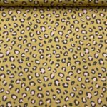 Popeline Leopardo – Amarelo Ouro