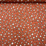 Popeline Leopardo – Laranja