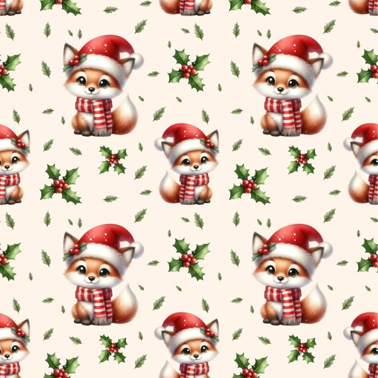 Tecido Popeline Natal Rapousa – Cru