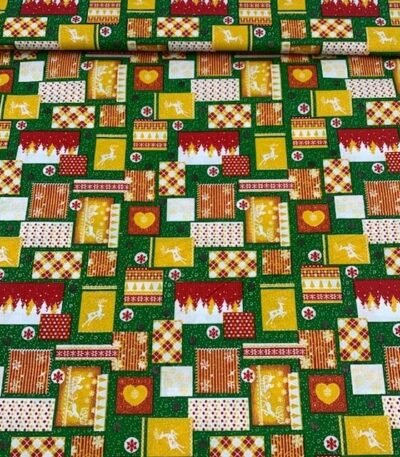 Popeline Natal – Verde