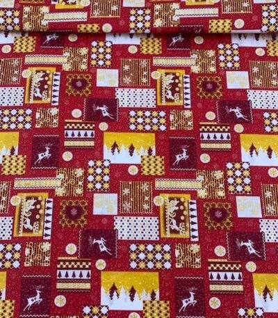 Popeline Natal – Vermelho