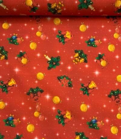 Popeline Natal – Vermelho