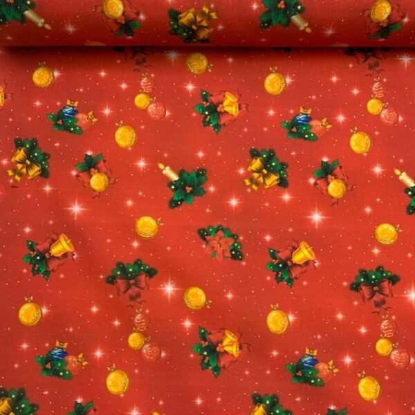 Popeline Natal – Vermelho