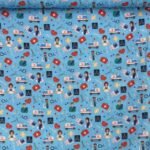 Popeline Nurse – Azul