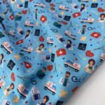 Popeline Nurse – Azul - imagem 3