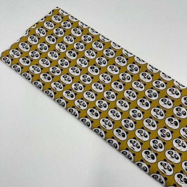 1 Peça de Popeline Panda c/ 5 mts – Amarelo
