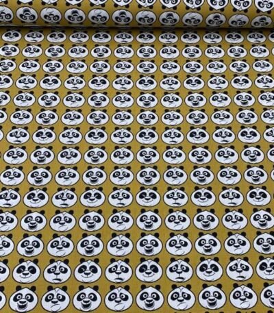 Popeline Panda do Kung Fu – Amarelo