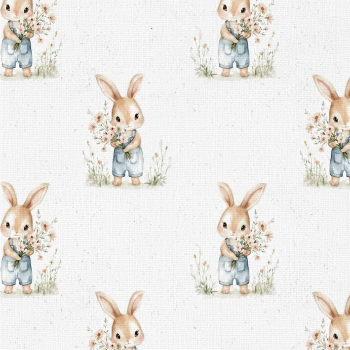 Popeline Coelhinho – Branco
