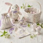 Popeline Páscoa Coelhinho e Ovos – Lilás - imagem 3