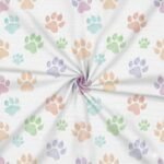 Popeline Animais Patinhas - Branco - Image 2