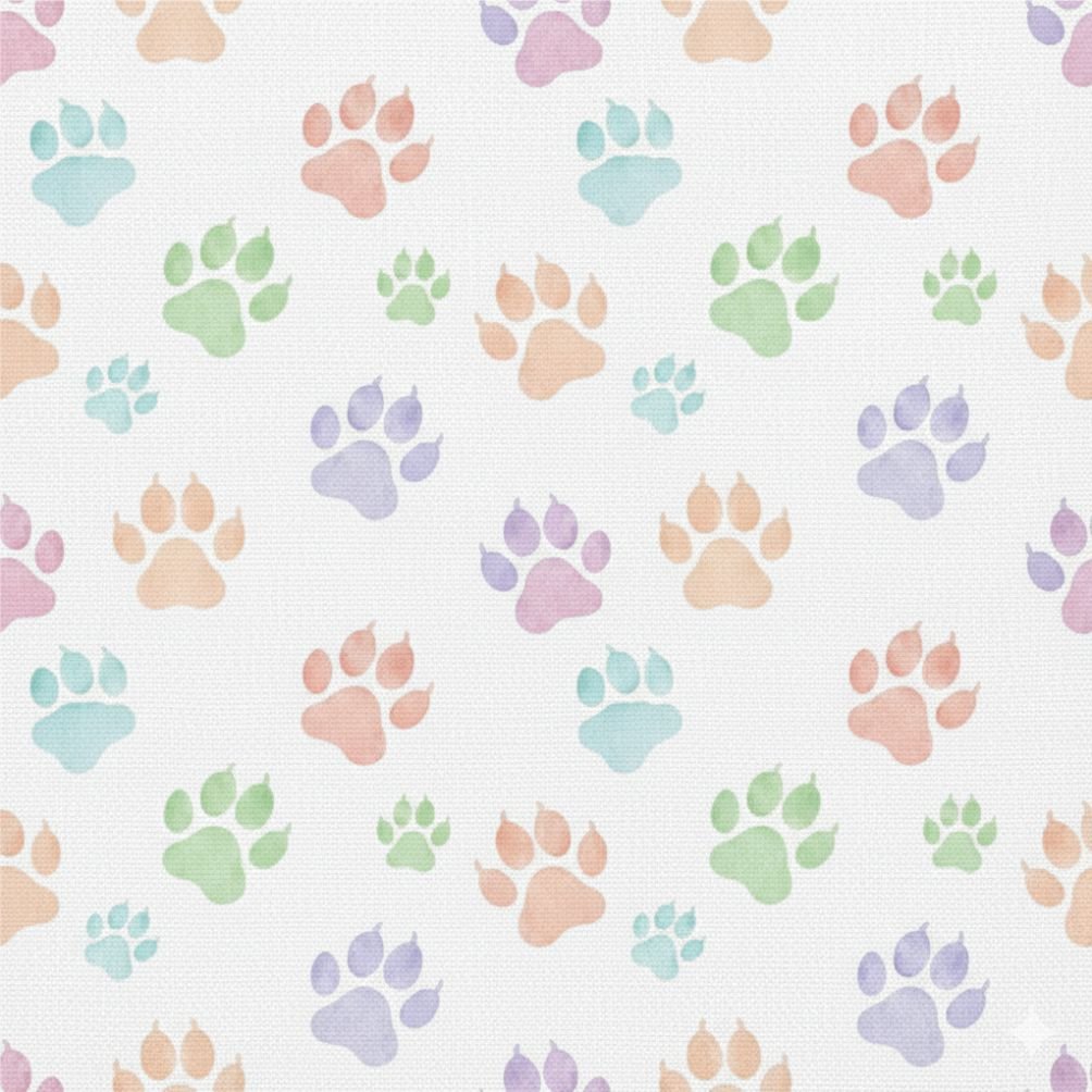 Tecido Popeline Patinhas Colorir a Violet Fabrics