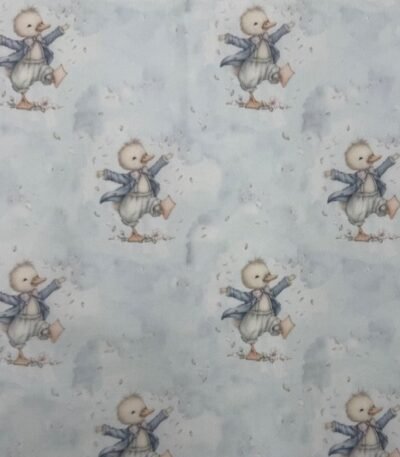 Popeline Patinho – Azul