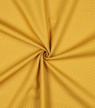 Popeline Pintas – Amarelo Ouro
