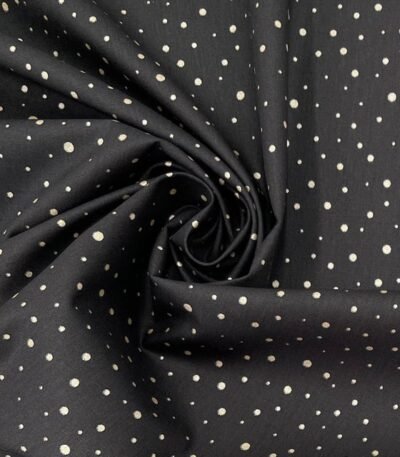 Popeline Pintas Glitter – Preto