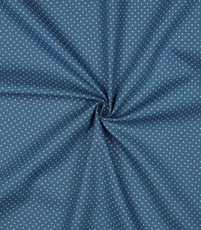 Popeline Pintas – Azul