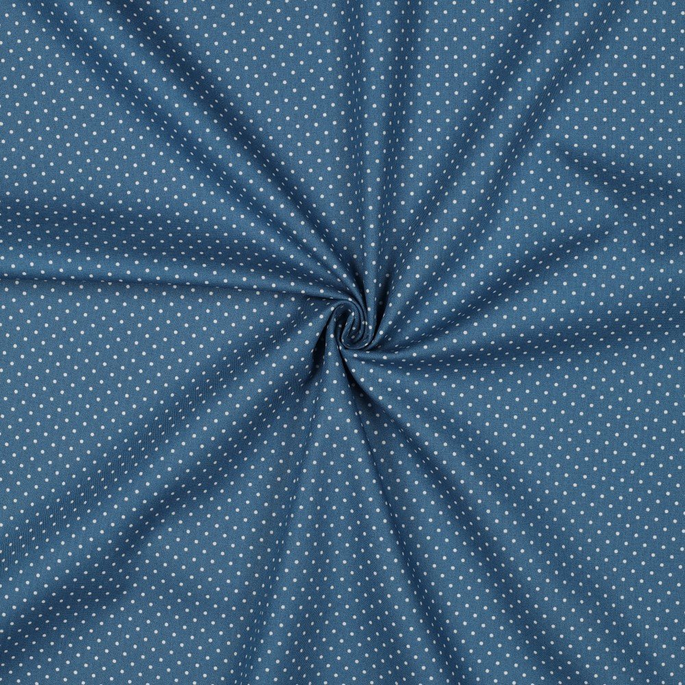 Popeline Pintas – Azul