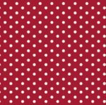 Popeline Resinada Bolas – Vermelho