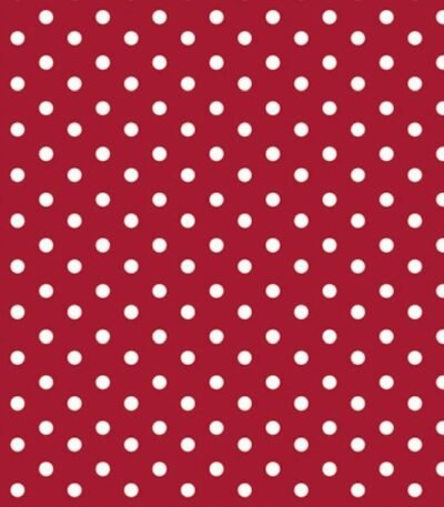 Popeline Resinada Bolas – Vermelho