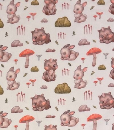 Popeline Rabbit and Bear – Branco