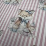 Popeline Raposa Doces – Rosa - imagem 2