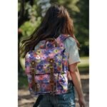 Popeline Resinada Flowers – Roxo - imagem 7
