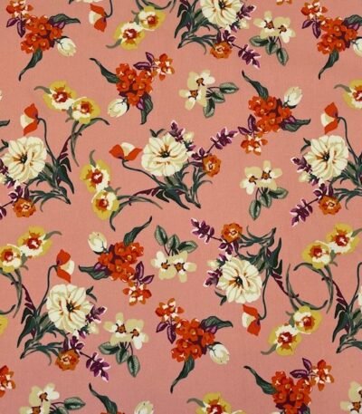 Popeline Resinada Rose – Rosa