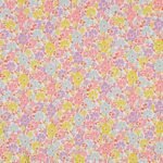 Popeline Resinada Summer Flowers – Branco - imagem 4