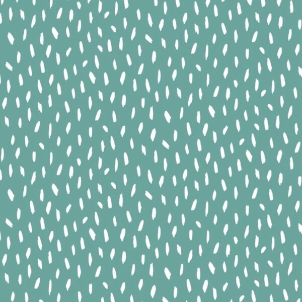 Popeline Riscos – Verde Menta Escuro