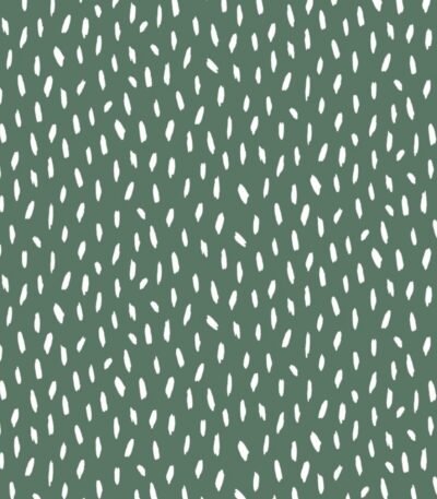 Popeline Riscos – Verde Escuro