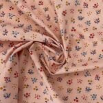 Popeline Small Flower – Salmão - imagem 2