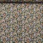 Popeline Small Flowers – Verde