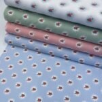 Popeline Small Roses – Azul Claro - imagem 4