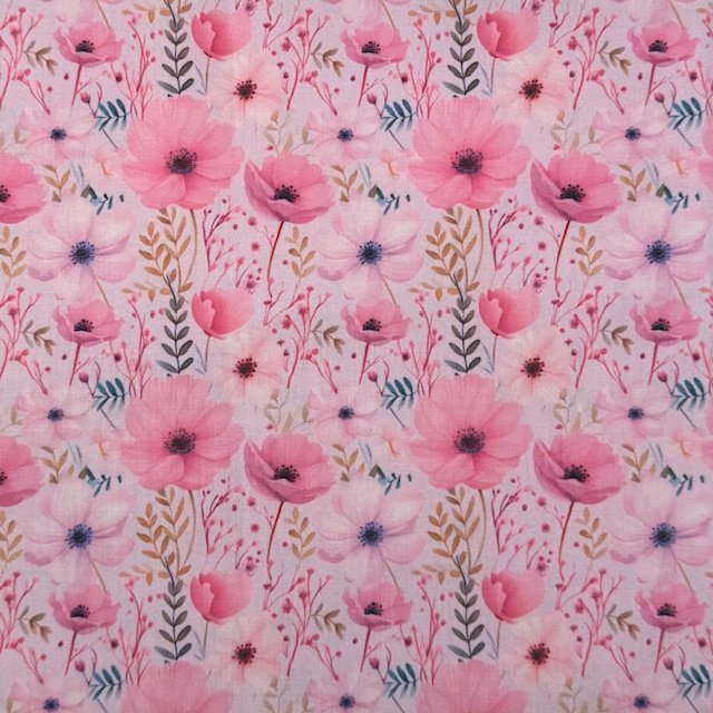 Popeline Spring Flowers – Lilás