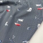 Popeline Stripes Marine – Azul Marinho - imagem 3