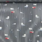 Popeline Stripes Marine – Azul Marinho