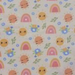 Popeline Sun Rainbown – Rosa